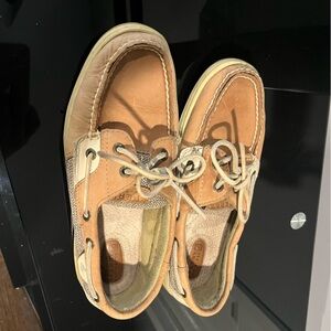 Sperry Tan Boat Shoes